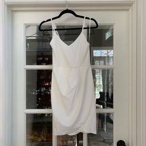 Lulus Elegant Cream Dress